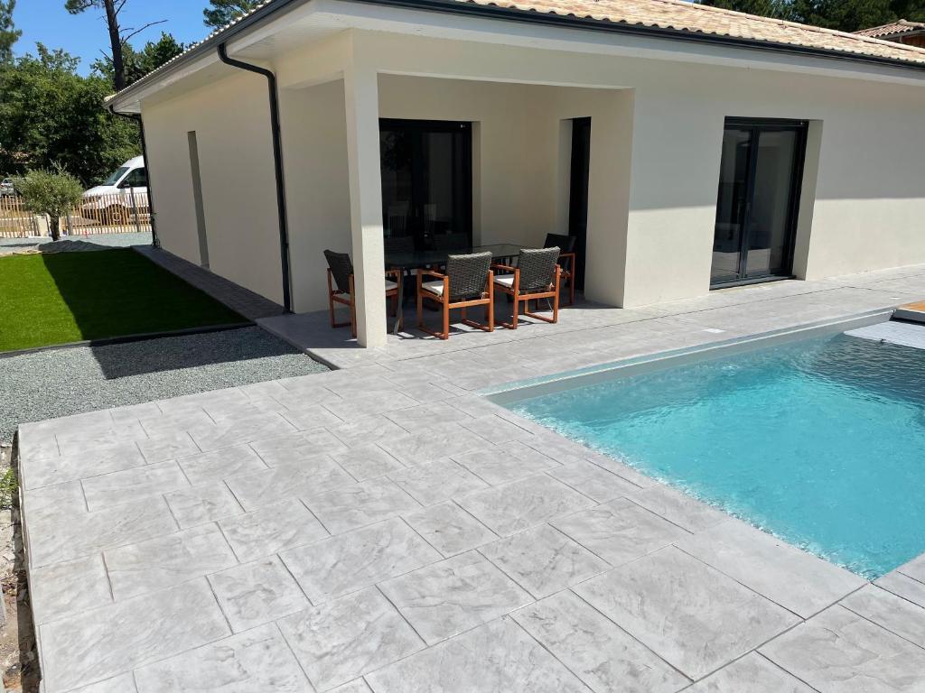 Maison Moderne Avec Piscine Chauffee Lacanau Ngoại thất bức ảnh